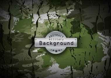 Camouflage military pattern background. Vector illustration, EPS10 clipart