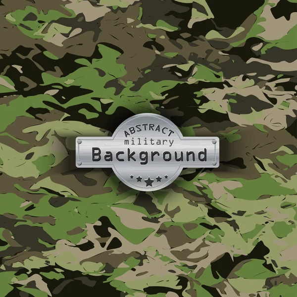 Camouflage military pattern background. Vector illustration, EPS10 — Stock Vector