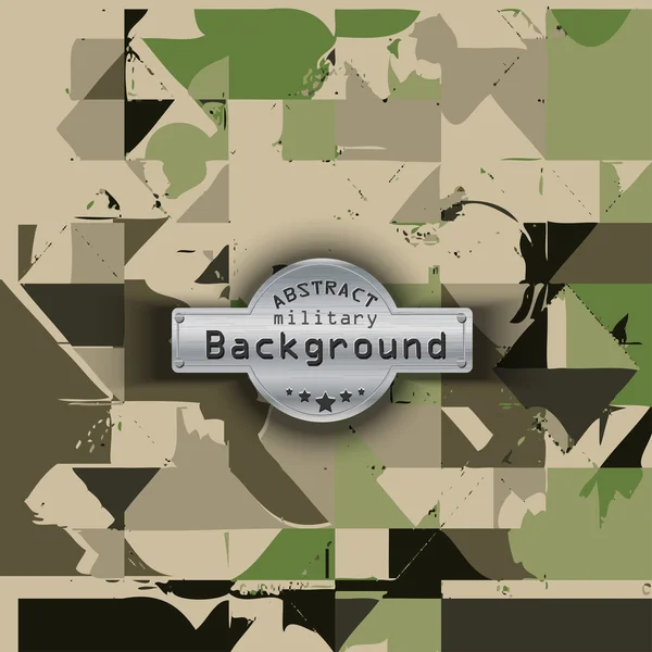 Camouflage military pattern background. Vector illustration, EPS10 — Stock Vector
