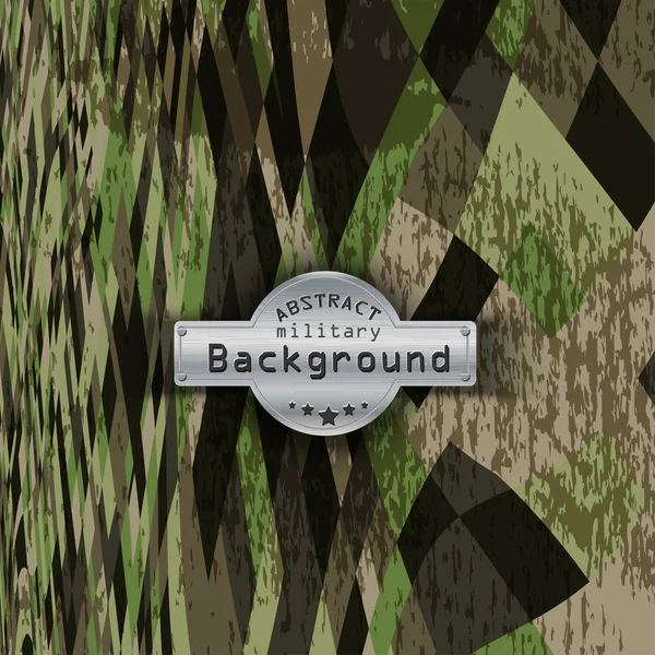 Camouflage military pattern background. Vector illustration, EPS10 — Stock Vector