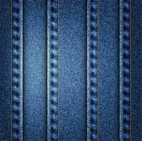 Vector azul jeans textura ilustración — Vector de stock