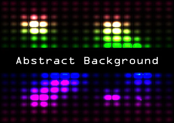 Abstract disco gloeiende achtergrond. Vectorillustratie — Stockvector