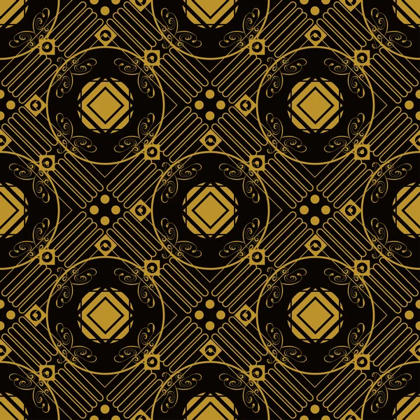 Lüks vintage sorunsuz. Vektör retro monogram. EPS