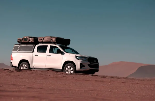 Toyota Hilux Meio Deserto 2021 Walvis Bay Namíbia África — Fotografia de Stock