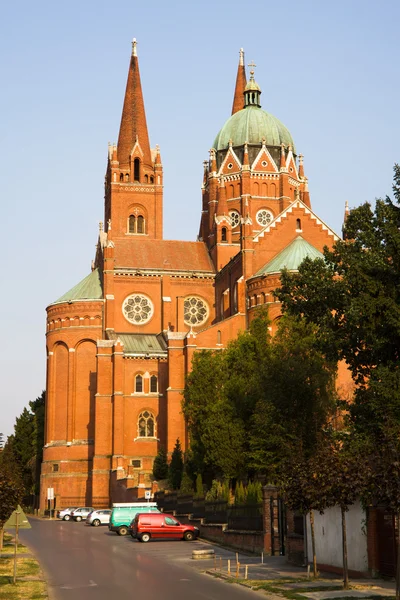 Katedralen i St peter och st paul i Đakovo city. Slavonien Stockbild