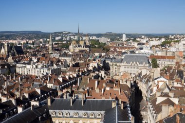 dijon şehir Burgonya, Fransa havadan görünümü