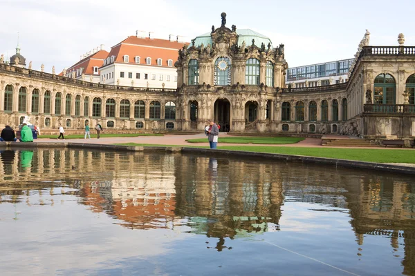 The Glockenspielpavillon (carillon pavilion) in Zwinger — Stok fotoğraf