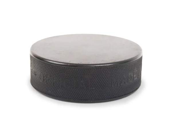 Hockey puck - isolated — Stock Photo, Image