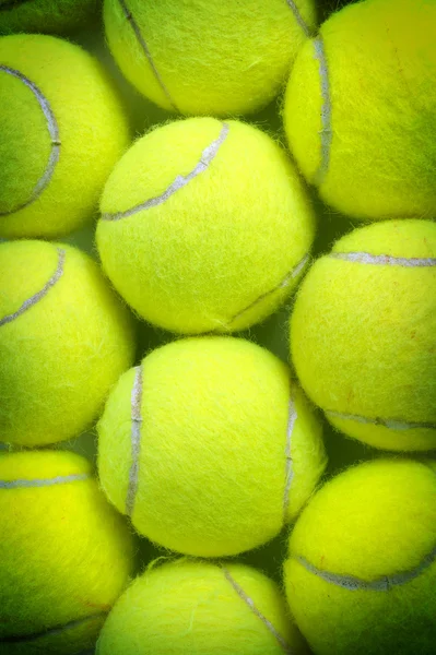 Pelotas Tenis Sobre Fondo Blanco — Foto de Stock