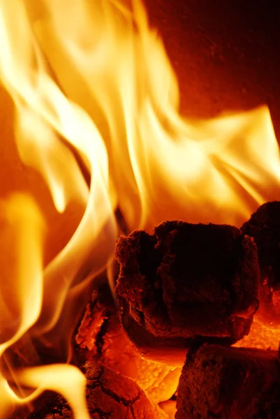 Las llamas ardientes —  Fotos de Stock