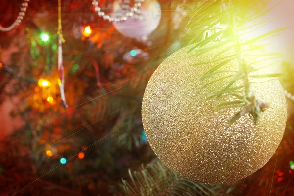 クリスマスカラフルな輝きの背景 ストックフォト