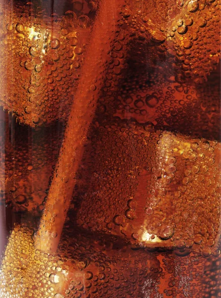 Glas cola geïsoleerd — Stockfoto
