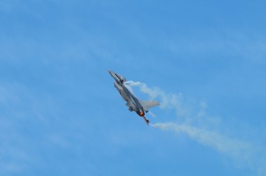 Hradec Kralove, Çek Cumhuriyeti - Eylül 5: Çek uluslararası hava Fest hava Fuarı'nda Havaalanı Hradec Kralove, Çek Cumhuriyeti için 5 Eylül 2015 tarihinde