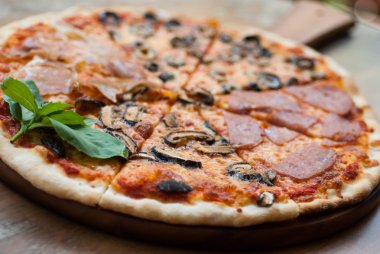 dört mevsim pizza dilimi