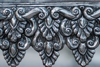 metal damgalama oryantal gümüş surround desen