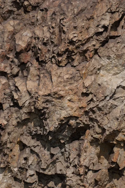 岩石质感。关于风化岩石层的观点 — 图库照片