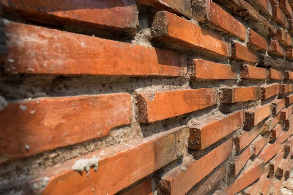 Brick wall with diminishing perspective — Stock Photo, Image