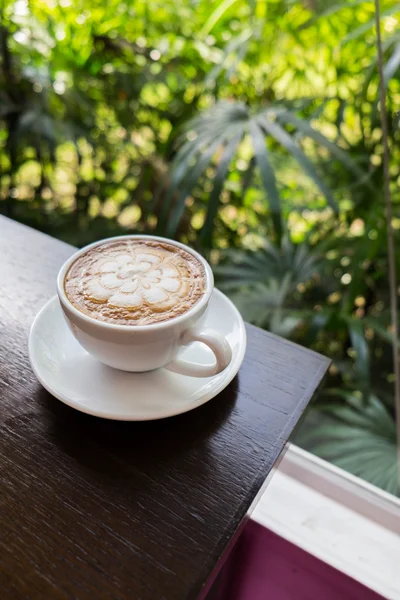 Filiżankę kawy latte — Zdjęcie stockowe