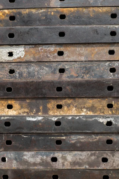 Steel plates stacked — Stock Photo, Image