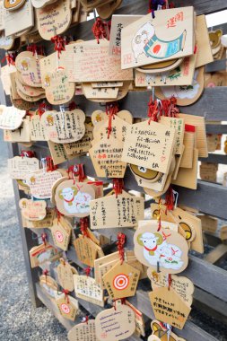 Sapporo, Japonya - Nisan 27,2015: muska, hokkaido jingu Şinto