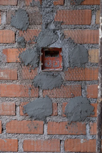 Red brick wall texture background — Stock Photo, Image