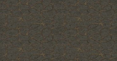 Taş duvar, yol. Sonsuz tekrarlanan hareket. Ses düzeyi desenli arka plan. Soyutlama 3D. Animasyon. 4K video.