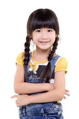Mutlu küçük Asyalı çocuk