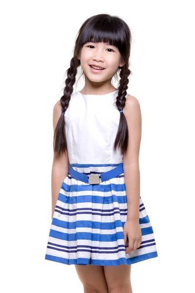 Glad lilla asiatiska barn — Stockfoto