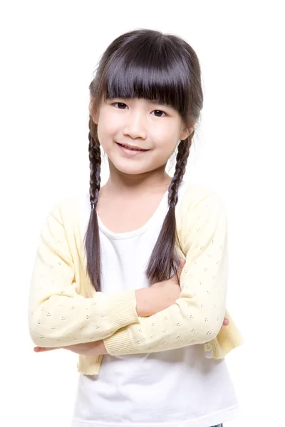 Glad lilla asiatiska barn — Stockfoto