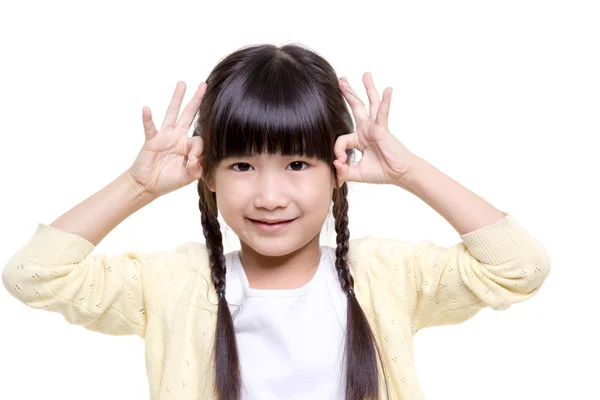 Mutlu küçük Asyalı çocuk portresi — Stok fotoğraf
