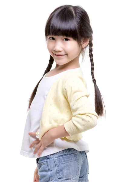 快乐的小亚洲孩子 — 图库照片