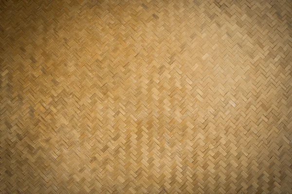 La estera de bambú teje el fondo — Foto de Stock