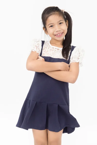 Retrato de ásia bonito menina com sorriso rosto — Fotografia de Stock