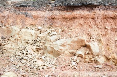 Yolu daraltır. Bölümün altındaki toprak tabakası
