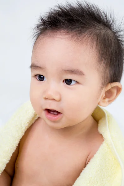 Vackra leende asiatisk söt baby — Stockfoto