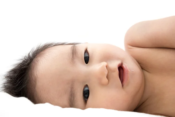 Vackra leende asiatisk söt baby — Stockfoto