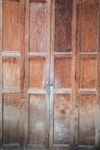 Antik gammal trä dörr — Stockfoto