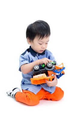 mutlu Asyalı çocuk portresi 