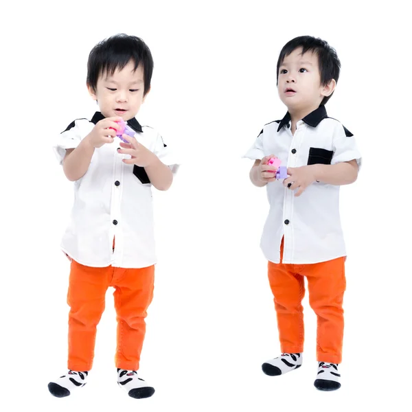 Porträtt av lyckligt asiatiska barn — Stockfoto