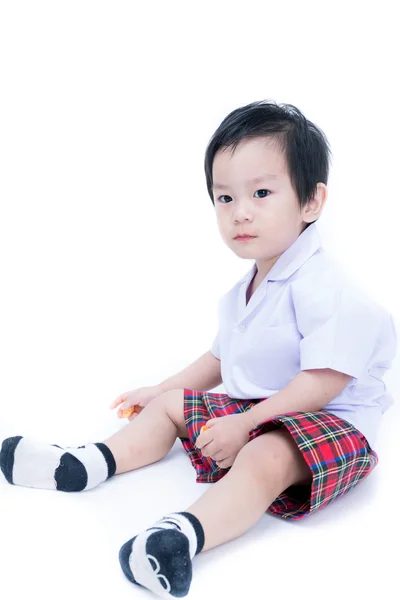 Porträtt av lyckligt asiatiska barn — Stockfoto