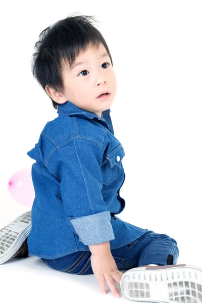 Portrét šťastné asijské dítě — Stock fotografie
