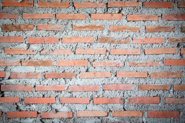 Parede de tijolo laranja velho — Fotografia de Stock