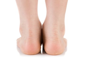 Asyalı çocuk ayak. Stüdyo vurdu.