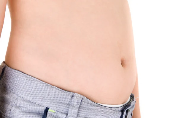 Stomach of children with normal weight. — Stock Photo, Image