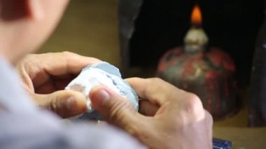 Laboratuvar için mount, takma diş diş veren şekle
