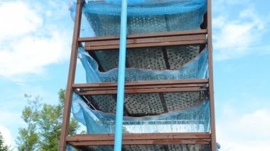 Su arıtma filtre makinesi, Pvc boru ile kolay el yapımı .