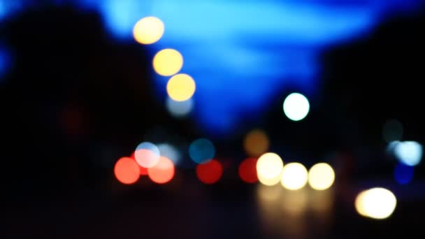 Flare feux de circulation de nuit-Bangkok THAÏLANDE  .