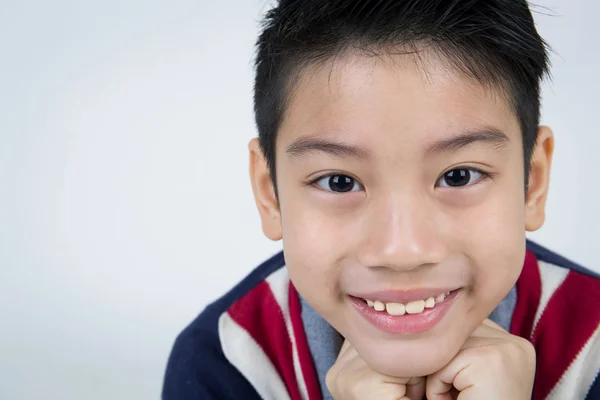 Little asian boy with smile face — Zdjęcie stockowe