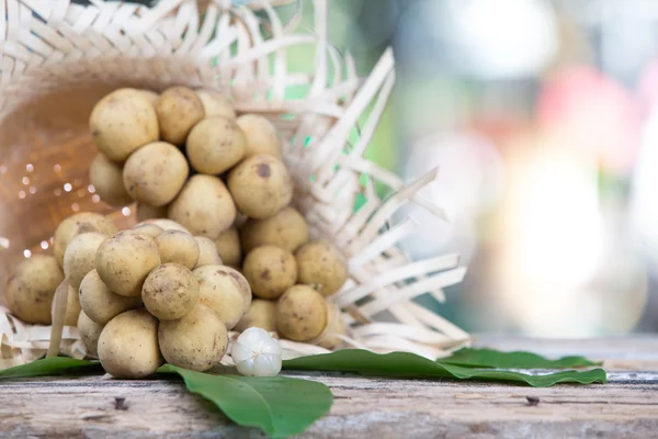 Lansium demesticum Corr vruchten — Stockfoto