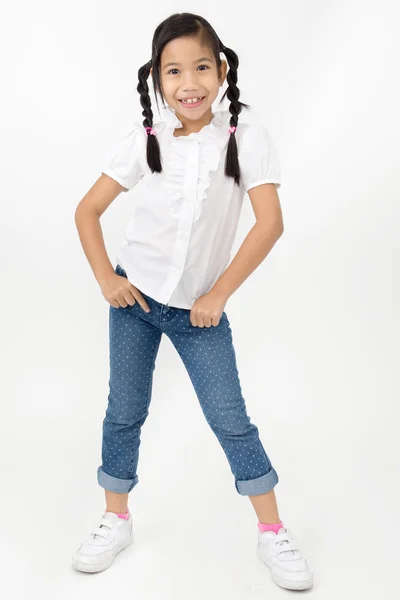 Retrato de bela menina asiática — Fotografia de Stock